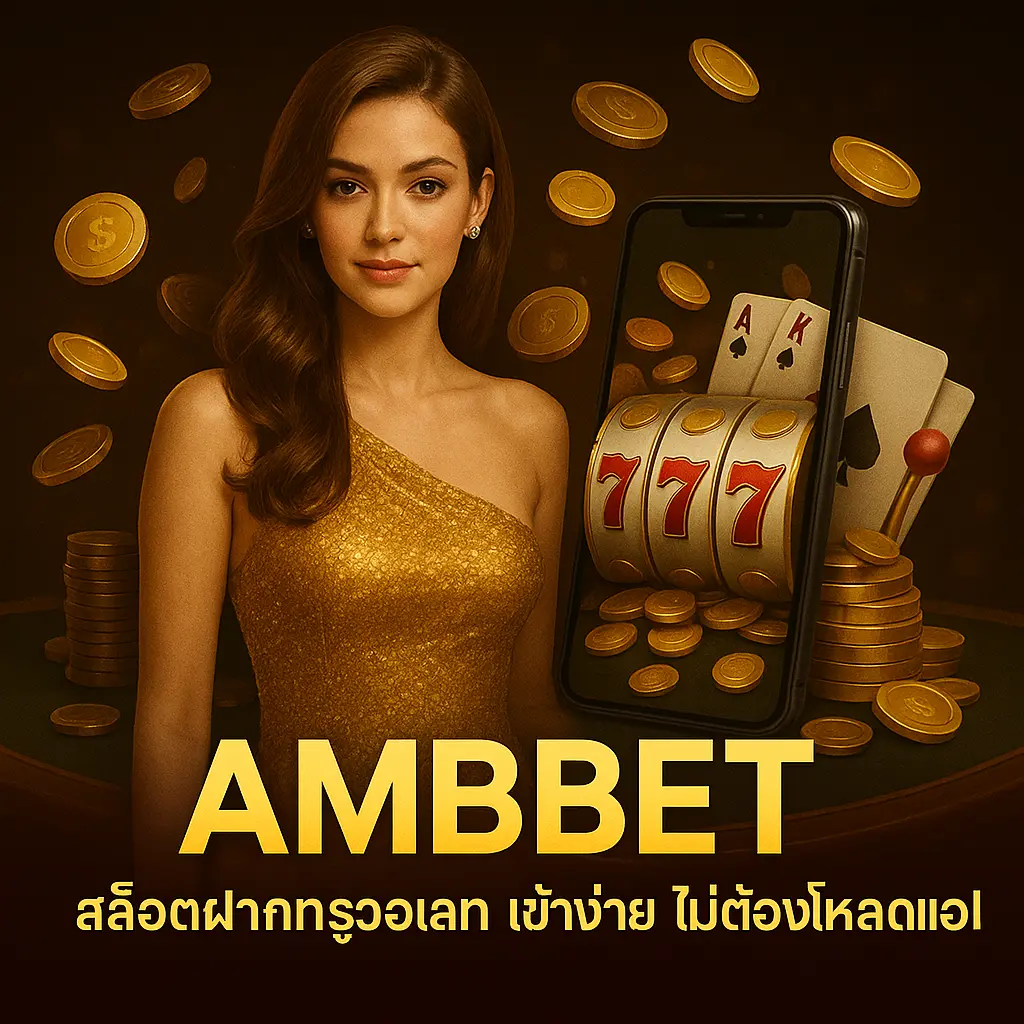 AMBBET สล็อตฝากทรูวอเลท เข้าง่าย ไม่ต้องโหลดแอป